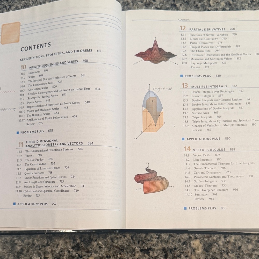 Calculus Multivariable 3rd Edition Textbook - Picture 3 of 5